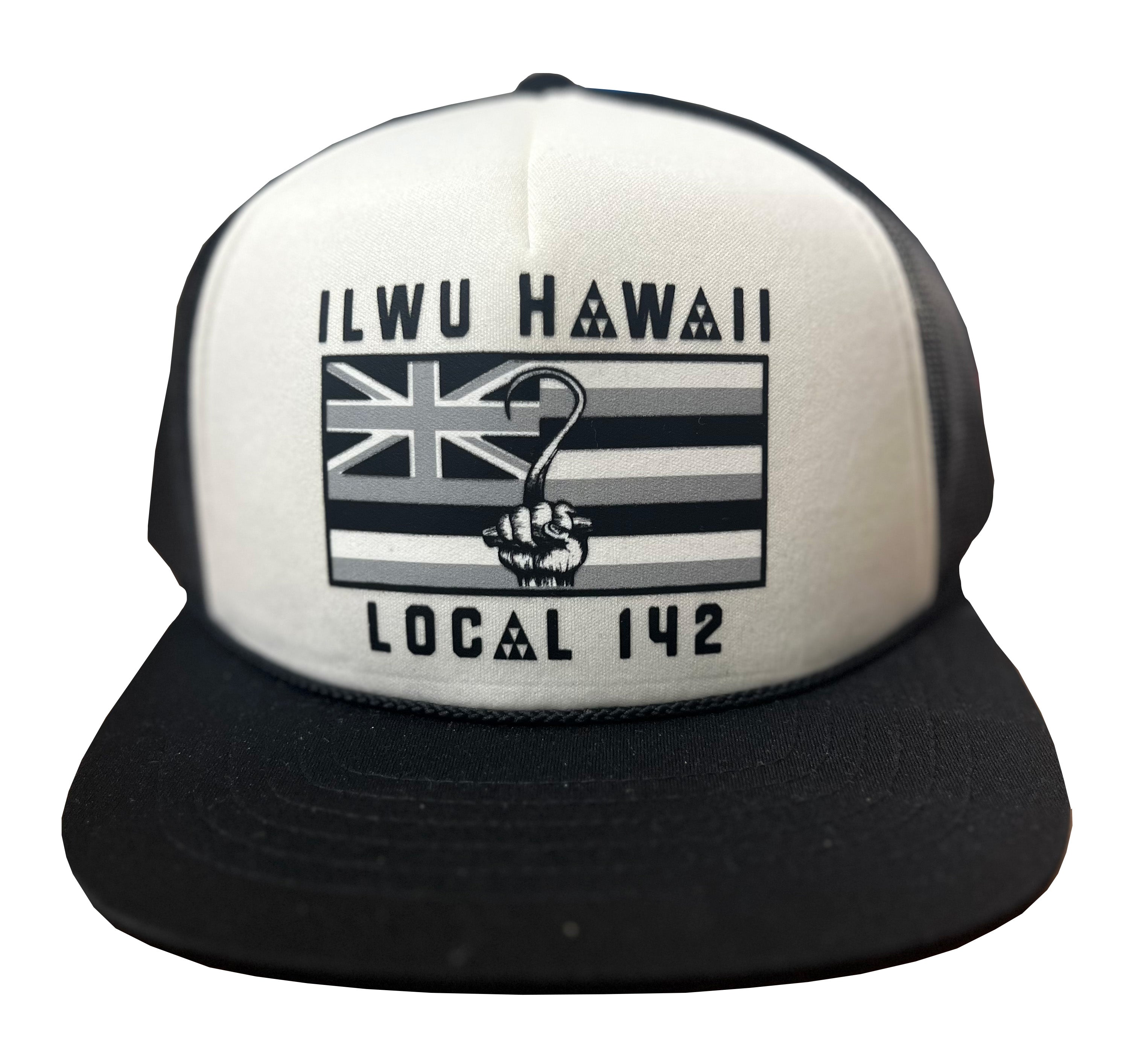 HI HK Flag Foamie- BLK/WHT