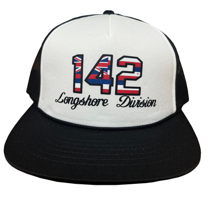 142 FLAG FILL BLK WHT FOAMIE