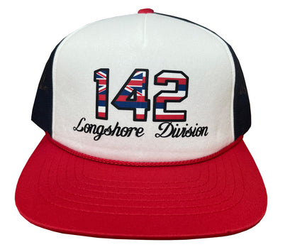 142 FLAG FILL BLK WHT FOAMIE