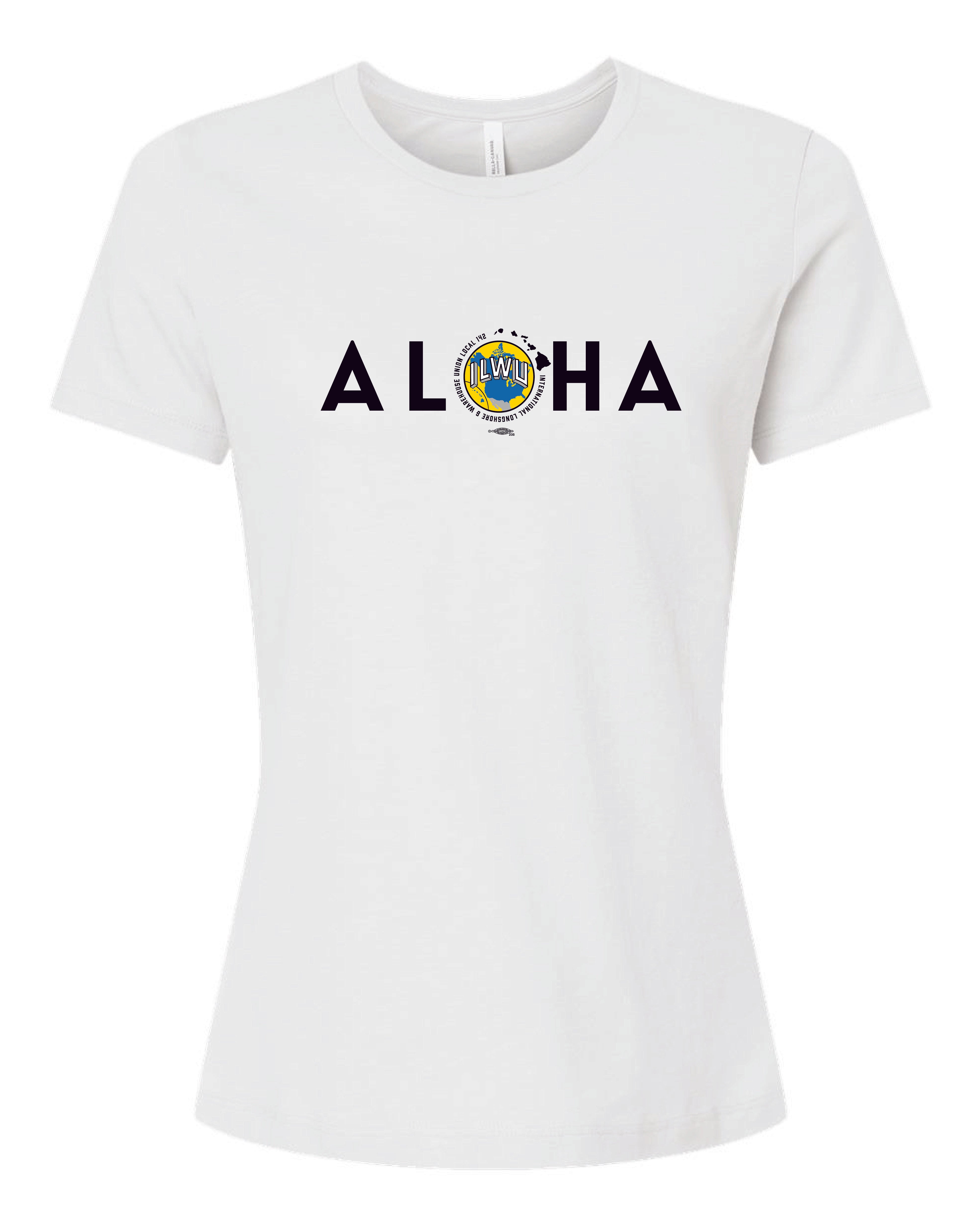 ALOHA CHAIN WOMENS TEE